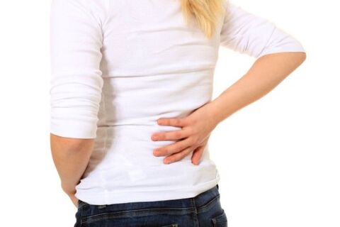 Treatment of back pain in the lower back