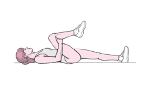 pull knees to chest to relieve back pain